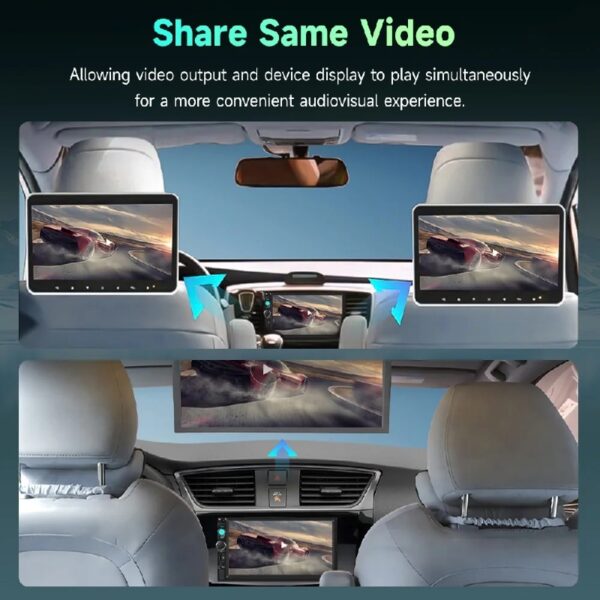 7 Inch Dual Din Car Stereo MP5 Multimedia Player with Bluetooth FM Radio Rearview Camera and Screen Mirroring Support
