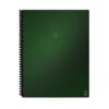 Rocketbook Fusion Smart Reusable Spiral Notebook, Black, Letter Size Eco-Friendly Notebook (8.5