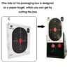 7 x 9 Inch BB Gun Target Trap with 10pcs Paper Target and Spinning Shooting Targets for Airsoft Pellet