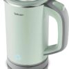 Travel Electric Tea Kettle with Auto Shut-Off & Boil Dry Protection, 304 Stainless Steel Mini Portable Water Boiler, 0.8 L Fast Heating Coffee Kettle, Perfect Holiday Gifts Black