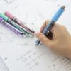 BAZIC 2-In-1 Mechanical Pencil & 4-Fashion Color Pen with Grip, 1.0 mm Bold Point, HB Pencil Lead, 24-Pack