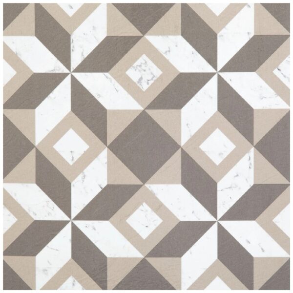 Retro Self Adhesive Vinyl Floor Tile - 20 Tiles/20 Sq. ft., 12 x 12, Slate Flooring Materials