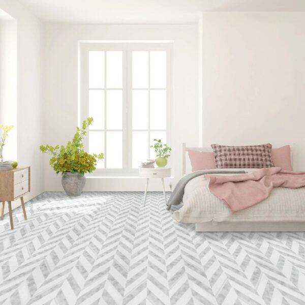 Retro Self Adhesive Vinyl Floor Tile - 20 Tiles/20 Sq. ft., 12 x 12, Slate Flooring Materials