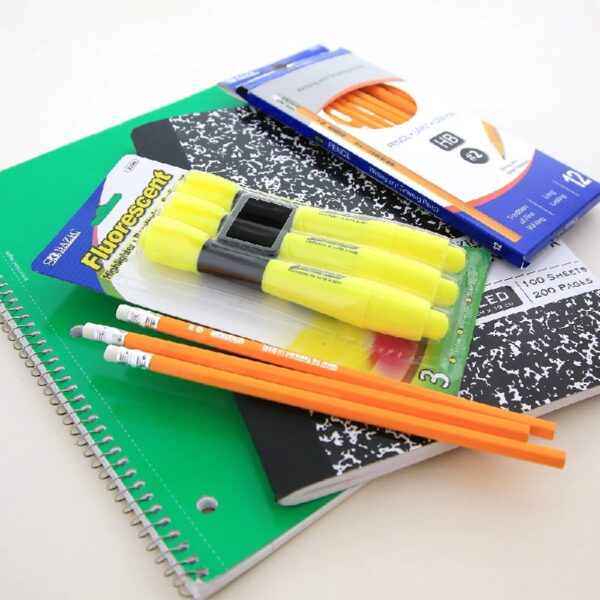 BAZIC School Kit Supplies Kit 86 Count, Bazic Products School Supplies Composition Books for Student 3-6 Grades, Spec May Vary, 1-Pack