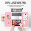 Livhil Large Lap Desk for Bed | Laptop Table, Portable Lap Desk, Home Office Room Laptop Desk for Bed Table Floor Table, Floor Desk for Adults (Black)