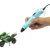 SCRIB3D P1 3D Printing Pen with Display - Includes 3D Pen, 3 Starter Colors of PLA Filament, Stencil Book + Project Guide, and Charger