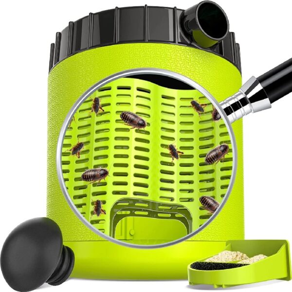 Neptonion Cricket Keeper Live Worm Organizer Container, with Bug Dirt Management Perfect for Keeping Silkworm, Cricket,Dubia Cockroach, Worms