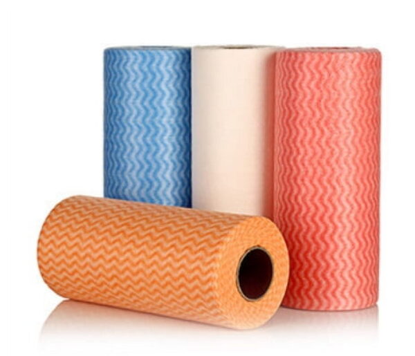 80 Sheet Disposable Cleaning Cloths Disposable Dish Cloths Paper Towels Reusable Household Cleaning Towel 2 Rolls
