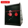 7 x 9 Inch BB Gun Target Trap with 10pcs Paper Target and Spinning Shooting Targets for Airsoft Pellet