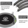 Tree Swing, Saucer Swing 40 Inch for Kids, 900lbs Weight Capacity, with Adjustable Hanging Straps, for Backyard and Outdoor Playground, Gray