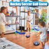 3-in-1 LED Soccer Hockey Bowling Set Indoor/Outdoor Toys, Gifts for 3 4 5 6 7 8+ Years Boy Girl