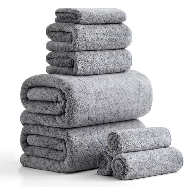 8 Pieces Extra Large Bath Towel35