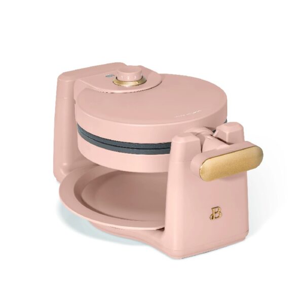 Rotating Belgian Waffle Maker, White Icing by Drew Barrymore