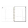 2025 Blue Sky Weekly/Monthly Planning Calendar, 8-1/2" x 11", Midnight Garden, January 2025 To December 2025