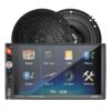 Electronics XVM279SPK2 7 inch Car Stereo Bundle with 6.5