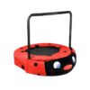 Assembled children's trampoline happy expression outdoor and indoor dual-use ladybug black and red foldable iron tube for kids age 3 - 7