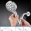 High Pressure Handheld Showerhead, 10 Spray Modes, with 60