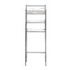3-Shelf over the Toilet Steel Wall Mount Storage Shelf Unit, Black, Holds up to 30 lb Capacity