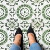 Retro Self Adhesive Vinyl Floor Tile - 20 Tiles/20 Sq. ft., 12 x 12, Slate Flooring Materials