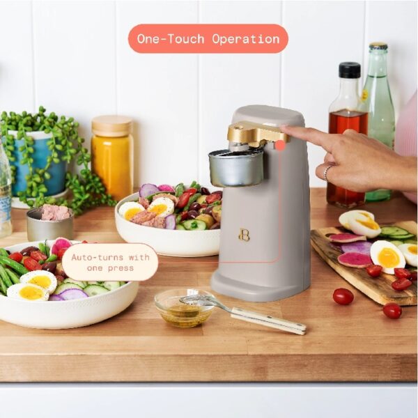 Easy-Prep Electric Can Opener, White Icing by Drew Barrymore