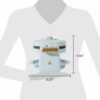 Rotating Belgian Waffle Maker, White Icing by Drew Barrymore