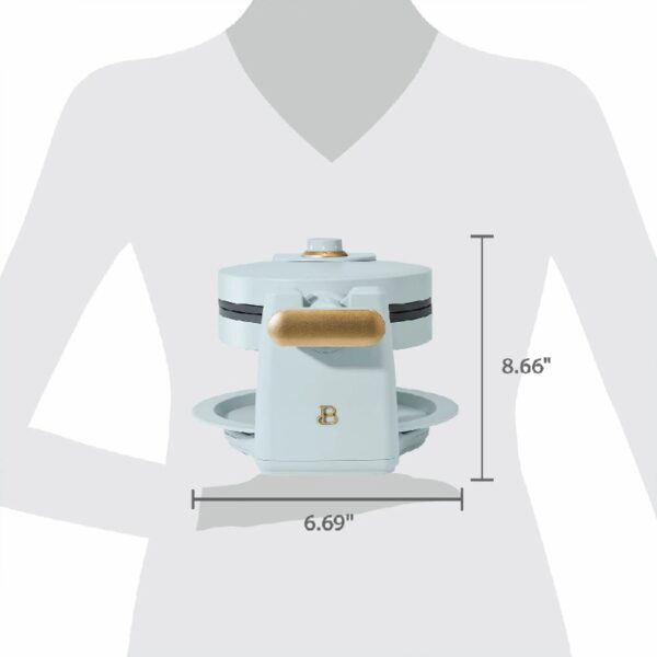 Rotating Belgian Waffle Maker, White Icing by Drew Barrymore