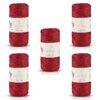 5 Skeins of Sensy Premium 2mm 251 Yards Polyester Rope 100% Polypropylene Cord Macrame Cord 2mm Crochet Bag Cord Macrame Rope Crochet Thread Gift for Knitter (Latte)