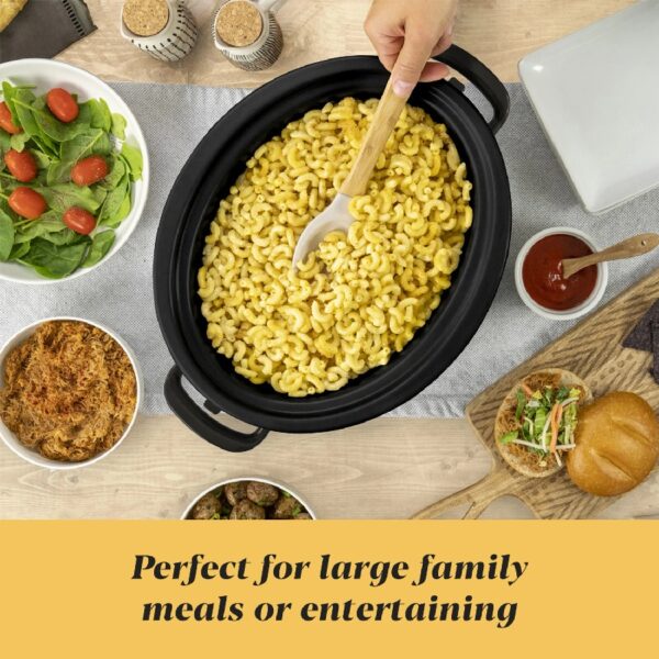 Manual 7-Quart Slow Cooker, Black