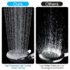 9 Setting Handheld Shower Head,High Pressure Shower Head with Filter,Silver