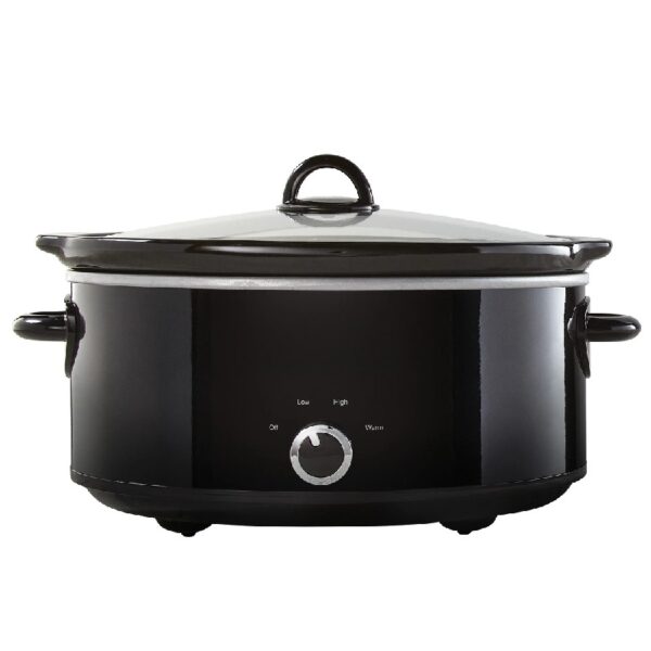 Manual 7-Quart Slow Cooker, Black