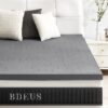 2 Inch Gel Memory Foam Mattress Topper Ventilated Soft Mattress Pad, Bed Topper, CertiPUR-US Certified, Twin Size, Purple