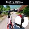 2 Set Wireless Bike Alarm with Remote, Anti-Theft Bicycle Motorcycle Alarm Wireless Security Vibration Motion Sensor Alarm, IP55 Waterproof Super Loud 113dB Alarm