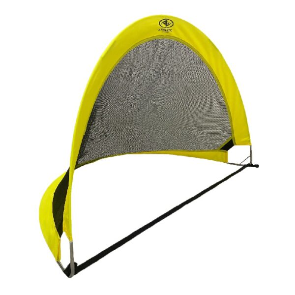 Athletic Works 3X2ft 2 Pack Pop-up Soccer Nets with Carry Bag, Yellow and Black