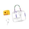 menolana Hamster -carry Bag Cage, Small Tier Carry Case, Guinea Pig Cage Outdoors, Hamster Travel Carrier for Chinchilla, Ferret, Mice, Mice green