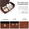 Travel Duffel Bag for Women, Large Weekender Overnight Bag, Carry-on Gym Bag with Separate Shoes Compartment, Mom Hospital Bags for Labor and Delivery with 2 Packing Cubes