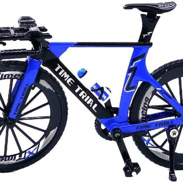 Bicycle Ornament Vehicles Mountain Bike Toy Model Decoration Crafts for Home (Blue#2)