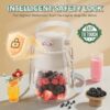 Portable Blender, BPA Free 27oz Personal Blender for Smoothies and Shakes, Juicer Blender (White)