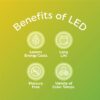 A19 LED Light Bulbs, 75 Watts Eqv, Soft White, General Purpose, 9yr, Medium Base, 12 pack