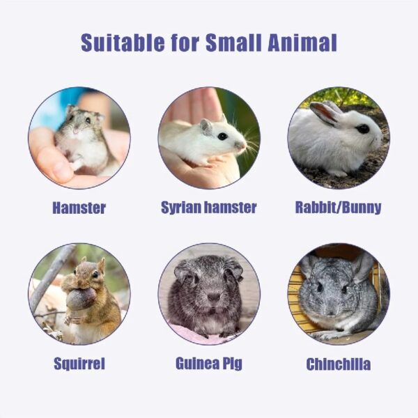 Tutuviw 10 Pack Hamster Chew Stones,1.7in Rabbit Teeth Molar Grinding Stones,Pet Chew Stones,Bunny Lava Blocks,Teeth Grinding Lava Calcium Block for Small Animal Chinchilla Guinea Pig Rabbit