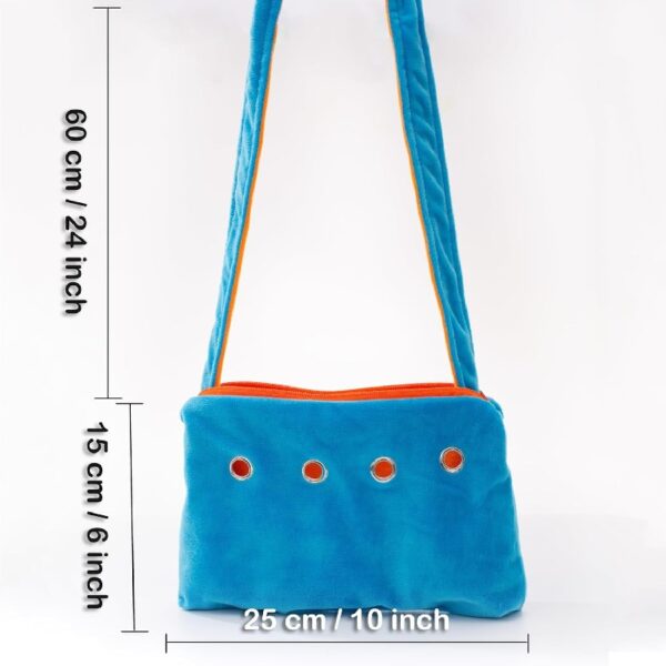 ba8110e76e7346cbb7ccb329015a657b Bonding Pouch Small Pet Carrier Bag Sling with Strap Critter Cuddler for Gliders Ferret, Rat, Hedgehog, Hamster Outdoor-Orange