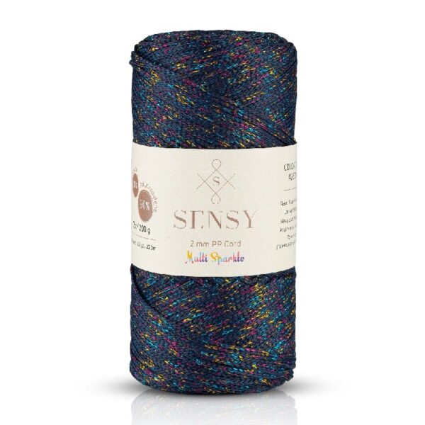 5 Skeins of Sensy Premium 2mm 251 Yards Polyester Rope 100% Polypropylene Cord Macrame Cord 2mm Crochet Bag Cord Macrame Rope Crochet Thread Gift for Knitter (Latte)
