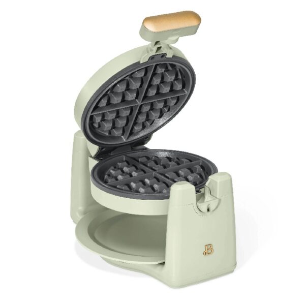 Rotating Belgian Waffle Maker, White Icing by Drew Barrymore