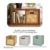 2 Cube Storage Organizer, Charcoal