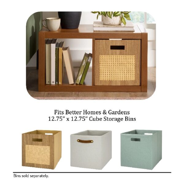 2 Cube Storage Organizer, Charcoal