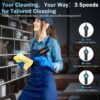 Handheld Car Vacuum Cleaner, 18000PA Hand Held Vacuum Portable Cordless, 2 in 1 Air Duster and Vacuum Cleaner with Multi-Nozzles, High Power Mini Vacuum for Home, Pet, Office