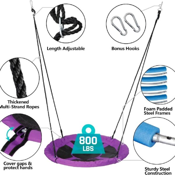 Saucer Tree Swing Set 40