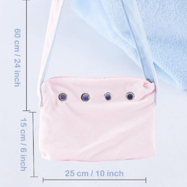 bbc98644f0564aaa871eb329015a661e Bonding Pouch Small Pet Carrier Bag Sling with Strap Critter Cuddler for Gliders Ferret, Rat, Hedgehog, Hamster Outdoor-Orange