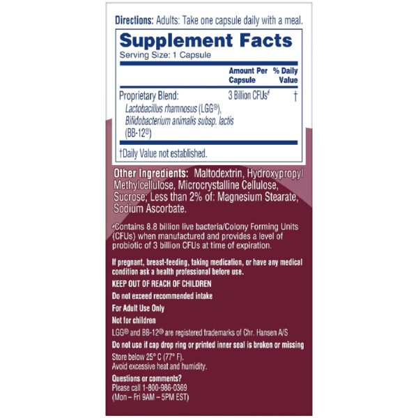 Colon Health Daily Probiotic Capsules, 45 Count
