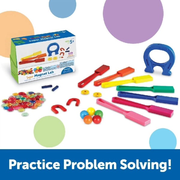 Learning Resources Super Magnet Lab Science Kits for Kids  Ages 5 and Up