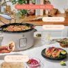 4Qt Slow Cooker with Touch-Activated Display, White Icing by Drew Barrymore